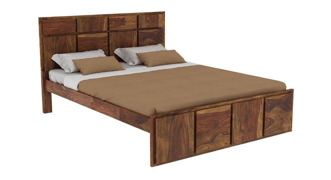 Ellesmere Non Storage Bed (Queen Bed Size, Brown Finish) by Urban Ladder - - 