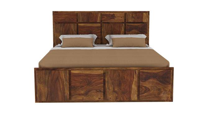 Ellesmere Non Storage Bed (Queen Bed Size, Brown Finish) by Urban Ladder - - 