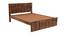 Ellesmere Non Storage Bed (Queen Bed Size, Brown Finish) by Urban Ladder - - 