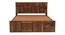 Ellesmere Non Storage Bed (Queen Bed Size, Brown Finish) by Urban Ladder - - 