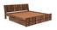 Hainan Platform Storage Bed (King Bed Size, Brown Finish) by Urban Ladder - - 