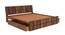 Hainan Platform Storage Bed (King Bed Size, Brown Finish) by Urban Ladder - - 
