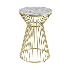 Lachlan Metal Side Table in Gold Finish-image-35