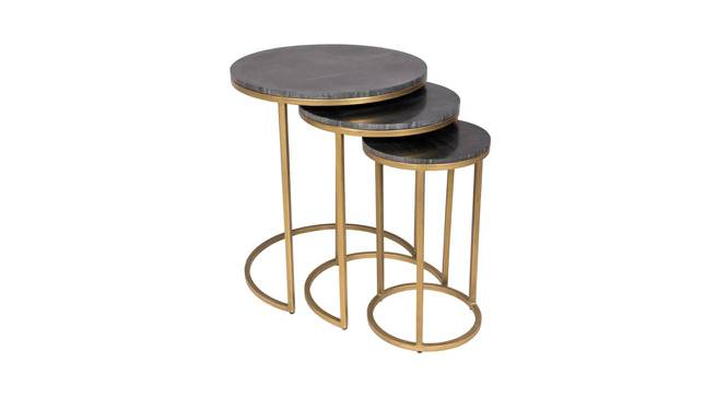 Logan Nesting Table (Gold Finish) by Urban Ladder - - 