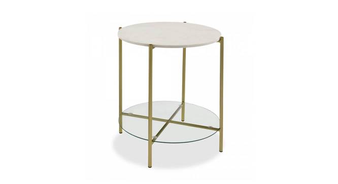 Kyle End Table (Gold Finish) by Urban Ladder - - 