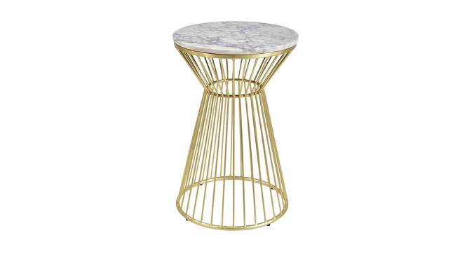 Lachlan End Table (Gold Finish) by Urban Ladder - - 