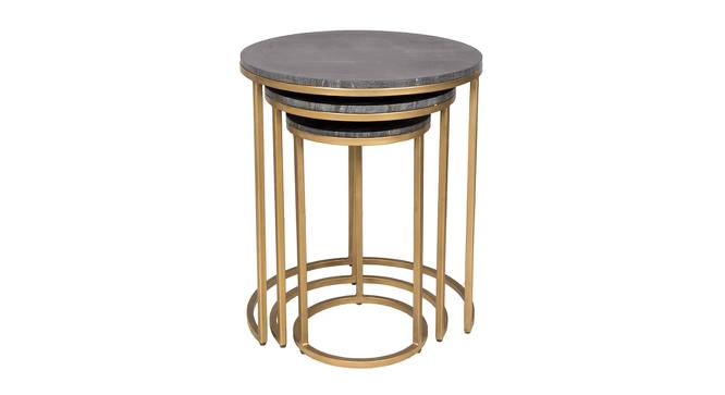 Logan Nesting Table (Gold Finish) by Urban Ladder - - 