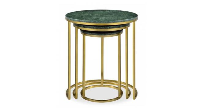 Leven Nesting Table (Gold Finish) by Urban Ladder - - 