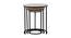 Lochellen Nesting Table (Black Finish) by Urban Ladder - - 