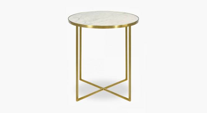 Kincaid End Table (Gold Finish) by Urban Ladder - - 