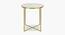 Kincaid End Table (Gold Finish) by Urban Ladder - - 