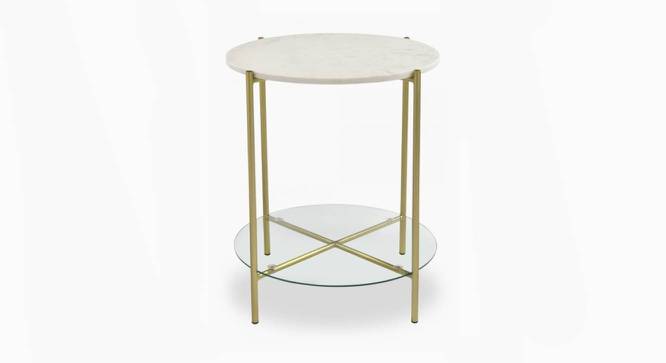 Kyle End Table (Gold Finish) by Urban Ladder - - 