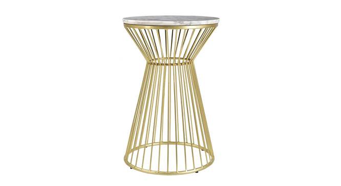 Lachlan End Table (Gold Finish) by Urban Ladder - - 