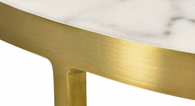 Kincaid End Table (Gold Finish) by Urban Ladder - - 