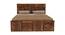 Juan Platform Storage Bed (Queen Bed Size, Brown Finish) by Urban Ladder - - 