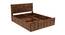 Juan Platform Storage Bed (Queen Bed Size, Brown Finish) by Urban Ladder - - 