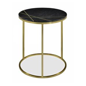 Monroe Metal Side Table in Gold Finish-image-37