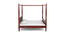 Mahika Bed Without Storage (King Bed Size, HONEY Finish) by Urban Ladder - - 