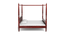 Maitreyi Bed Without Storage (Queen Bed Size, HONEY Finish) by Urban Ladder - - 