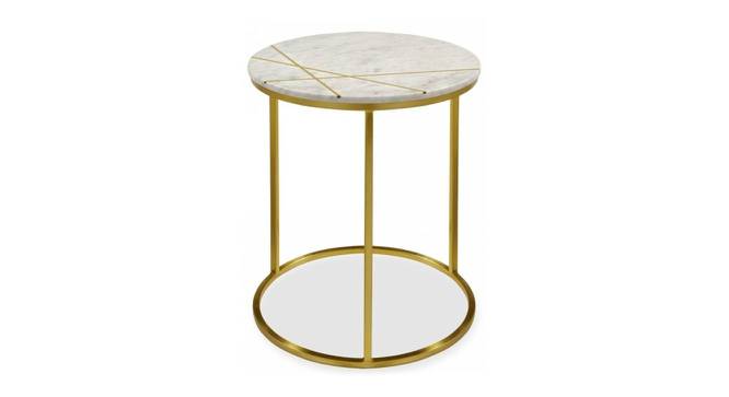 Morag End Table (Gold Finish) by Urban Ladder - - 