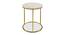 Morag End Table (Gold Finish) by Urban Ladder - - 