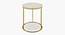 Morag End Table (Gold Finish) by Urban Ladder - - 