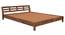 Nicolau Non Storage Bed (Queen Bed Size, PROVINCIAL TEAK Finish) by Urban Ladder - - 