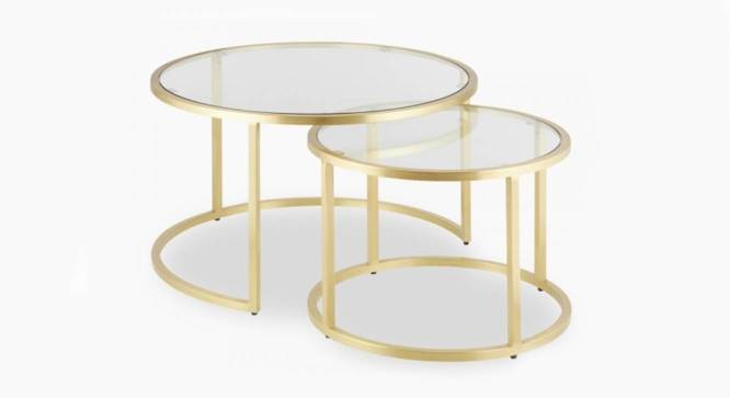 Rita Nesting Side Table (Gold Finish) by Urban Ladder - - 
