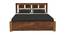 Sable Platform Storage Bed (Queen Bed Size, Brown Finish) by Urban Ladder - - 