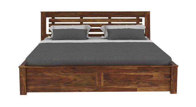 Tierra Platform Storage Bed (Queen Bed Size, PROVINCIAL TEAK Finish) by Urban Ladder - - 