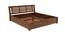 Tierra Platform Storage Bed (Queen Bed Size, PROVINCIAL TEAK Finish) by Urban Ladder - - 