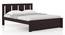 Durban Solid Wood Non Storage Bed (King) with Essential Foam Mattress (Mahogany Finish, King Bed Size, 78 x 72 in Mattress Size) by Urban Ladder - Zoomed Image - 802905