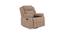 Avalon - Rocking & Revolving Single Seater Fabric Recliner in Plaster Brown Colour (Brown, One Seater) by Urban Ladder - Storage Image - 