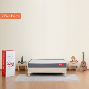 Duroflex Mattress Design LiveIn 2 in 1 Reversible Foam Mattress Queen Size (78 x 60 in (Standard) Mattress Size, 5 in Mattress Thickness (in Inches))