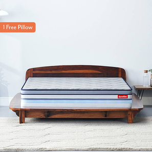 Duroflex Mattress Design Balance Plus Orthopedic Memory Foam Euro-top Mattress - Single Size (Blue, Single Mattress Type, 78 x 36 in (Standard) Mattress Size, 8 in Mattress Thickness (in Inches))