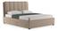 Faroe Upholstered Storage Queen Size Bed (Colour : beige) With Essential Foam Mattress (Queen Bed Size, Beige Finish) by Urban Ladder - Ground View Design 1 - 807983