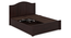 Ballito Solid Wood Box Storage Bed With Theramedic Memory Foam Mattress with Latex (Mahogany Finish, King Bed Size, 78 x 72 in Mattress Size) by Urban Ladder - Storage Image - 808071