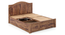 Ballito Solid Wood King Storage Bed With Theramedic Memory Foam Mattress with Latex (Teak Finish, King Bed Size, 78 x 72 in Mattress Size) by Urban Ladder - Dimension - 