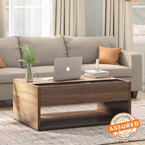 Laptop Table Design Alita Engineered Wood Laptop Table in Warm Walnut