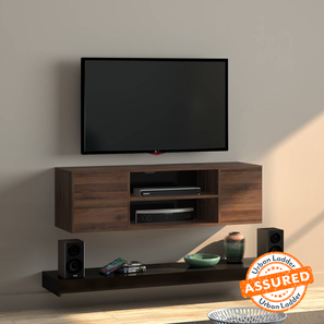 Modern Tv Stand Design Astrid Engineered Wood Wall Mounted TV Unit in Finish