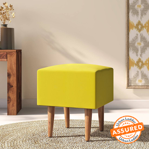 Ottomans Design Aria Stools (Teak Finish)