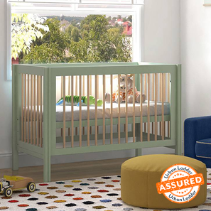 Cribs Design Brent Solid Wood Crib in Colour