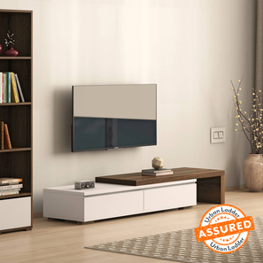 Tv Cupboard Design Bayern Engineered Wood Free Standing TV Unit in Columbian Walnut Finish