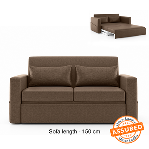 Camden sofa cum bed colour mocha brown 4ft newlp