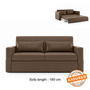 Camden Sofa Cum Bed Design Camden 3 Seater Pull Out Sofa cum Bed In Mocha Brown Colour
