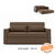 Camden sofa cum bed color mocha brown 5ft newlp