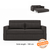 Camden sofa cum bed color smoke grey 5ft newlp