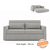 Camden sofa cum bed color vapour grey 5ft newlp