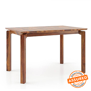 Dining Tables Design Catria 4 Seater Dining Table in Teak Finish