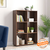Darcia bookshelf configuration2x3finishrustik walnut lp